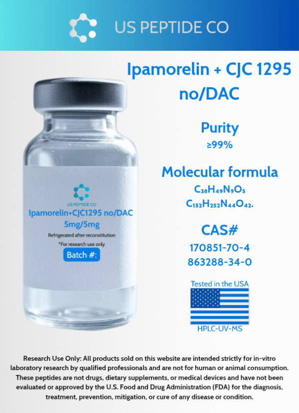 Ipamorelin + CJC 1295 noDAC techincal information