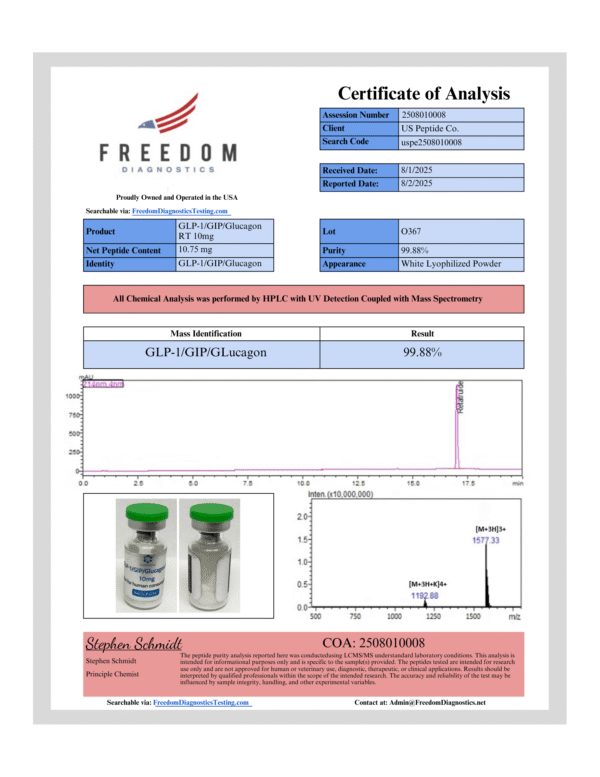 GLP-1/GIP/GCG - RT 10mg (GLP-3) - Image 4