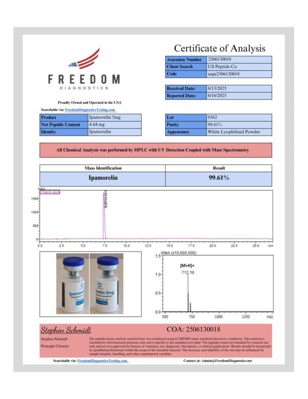 Ipamorelin 5mg Research Peptide - Image 4