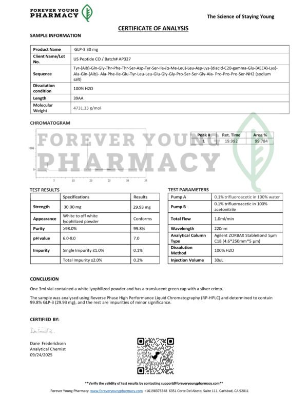 GLP-3 RT 30mg GLP-1/GIP/GCG - Image 2